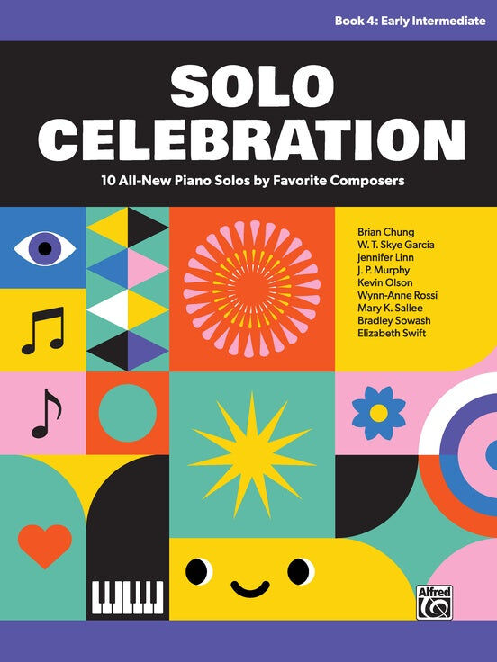 Solo Celebration Book 4 - Piano Sheet Music for Early-Intermediate Pianists