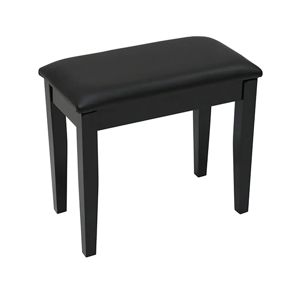 Linley Fixed Height Digital Piano Stool - Gloss Black Finish