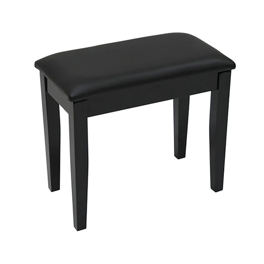 Linley Fixed Height Digital Piano Stool - Gloss Black Finish