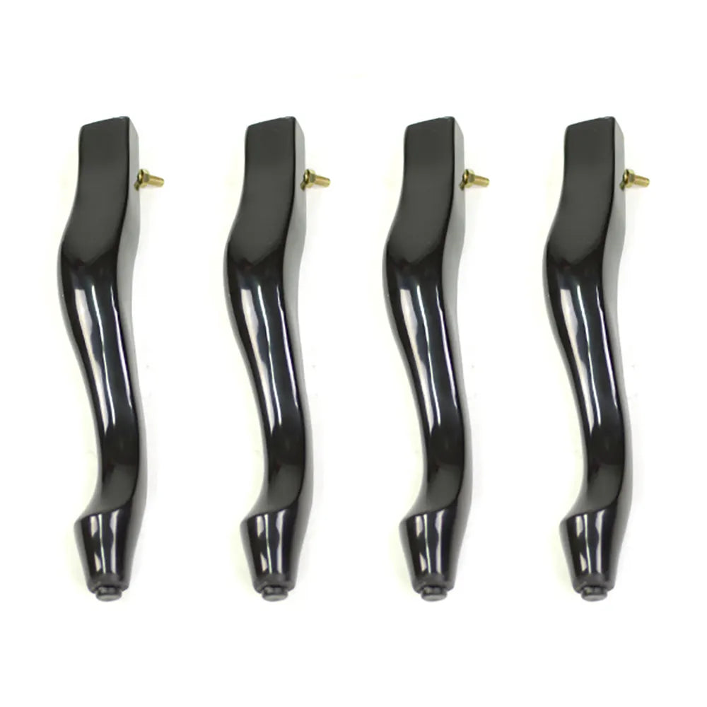 Spare Cabriolet Adjustable Leg Set (4) Black