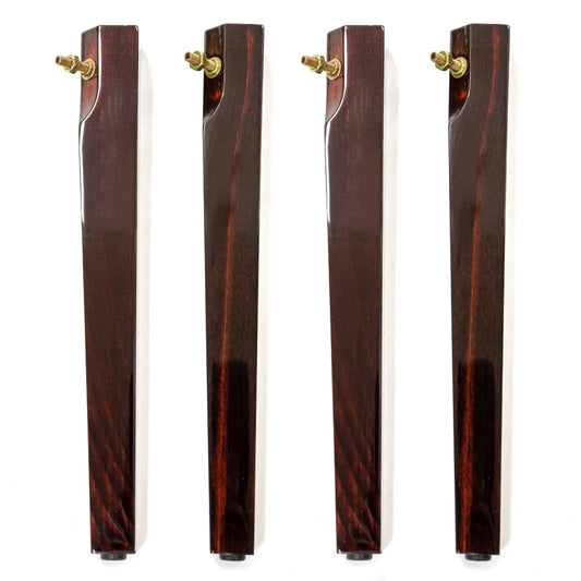 Spare Straight Leg Set of 4 - Mahogany Gloss
