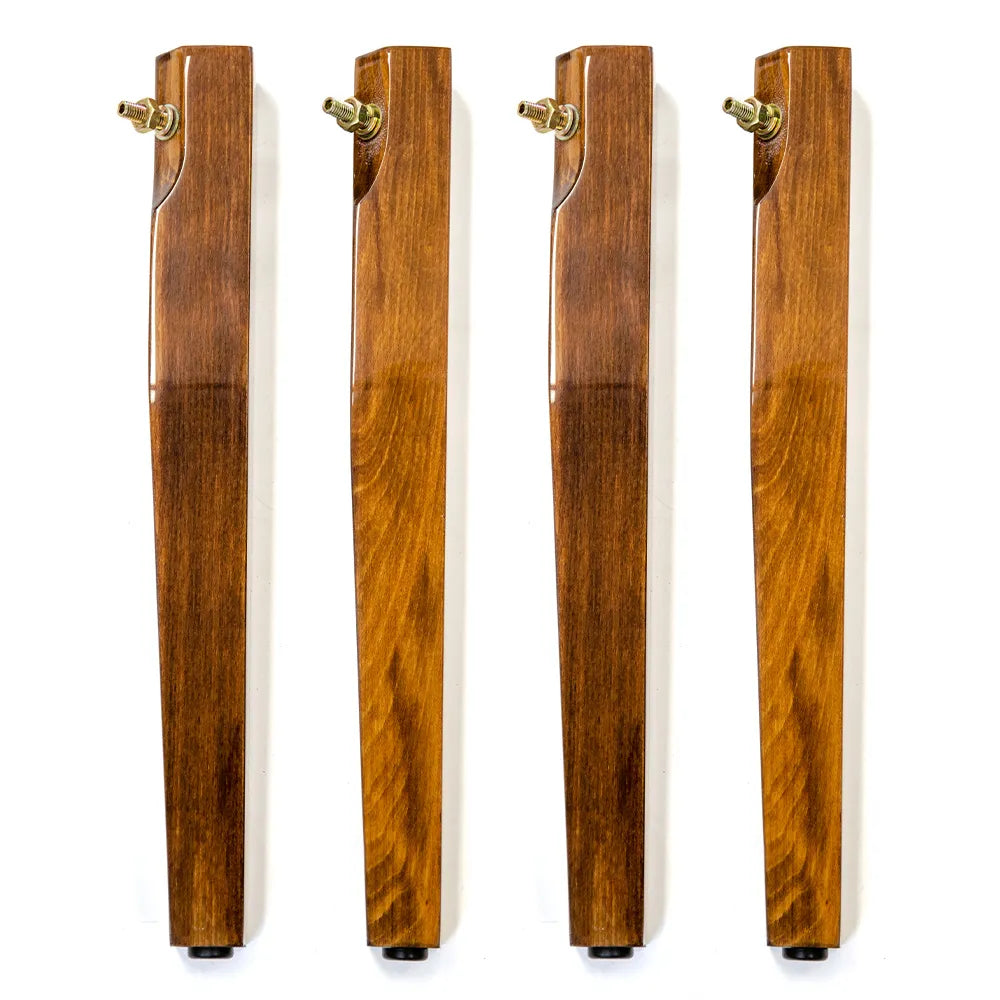 Spare Straight Leg Set of 4 - Walnut Gloss