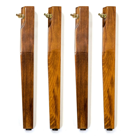 Spare Straight Leg Set of 4 - Walnut Gloss