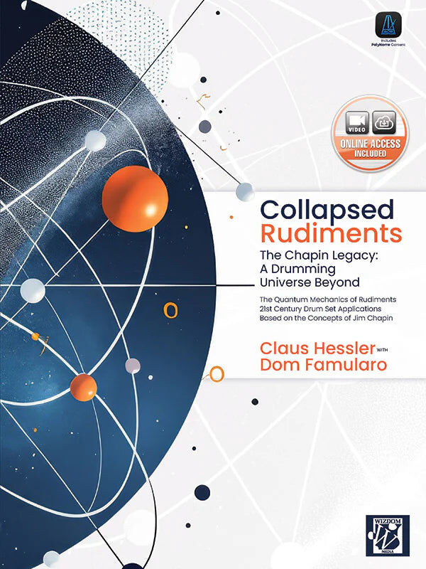 Collapsed Rudiments Drum Rudiment Book by Claus Hessler, Jim Chapin, Dom Famularo - Alfred 52418