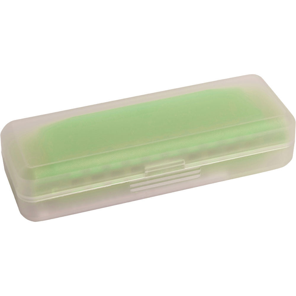 Hohner Translucent Green Diatonic Harmonica - 10 Holes, Brass Reeds, 3 Octaves — view 5