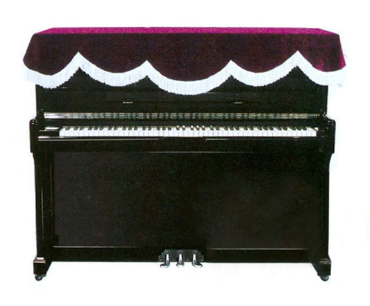 Top Cover for Upright Piano - Burgundy