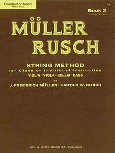 Muller-Rusch String Method Book 2 - Score and Piano Accompaniment
