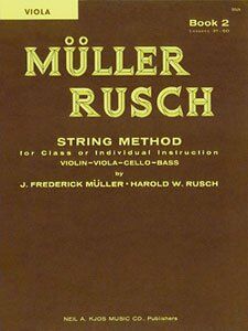 Muller-Rusch String Method Book 2 for Viola - 32 Pages by Neil A. Kjos Music Company