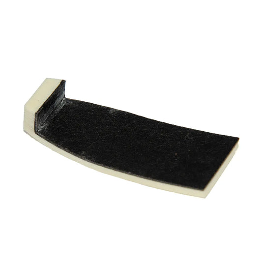 Cello Bow Tip - Cow Bone with Ebony Lining, Made in Germany, 36.5mm Length