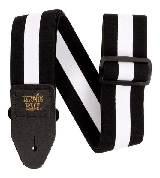 Ernie Ball Stretch Comfort Strap - Racer White