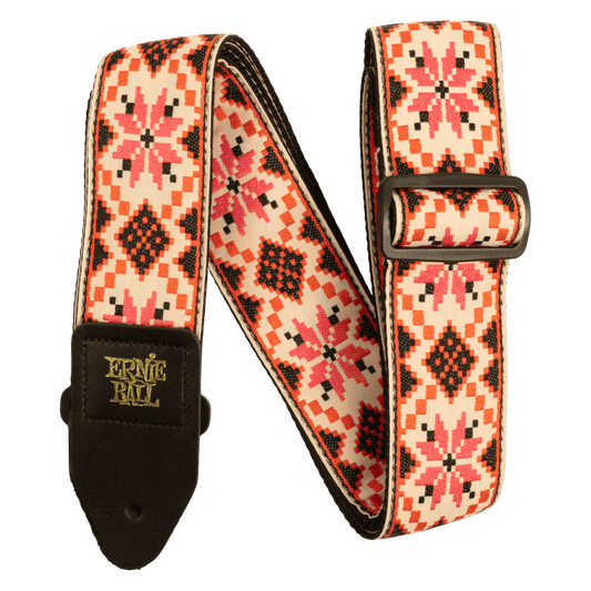 Ernie Ball Cinnamon Needlepoint Jacquard Strap