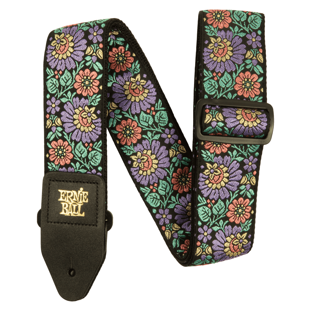 Ernie Ball Evening Bloom Jacquard Strap