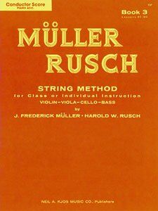 Muller-Rusch String Method Book 3 - Score/Piano Accompaniment