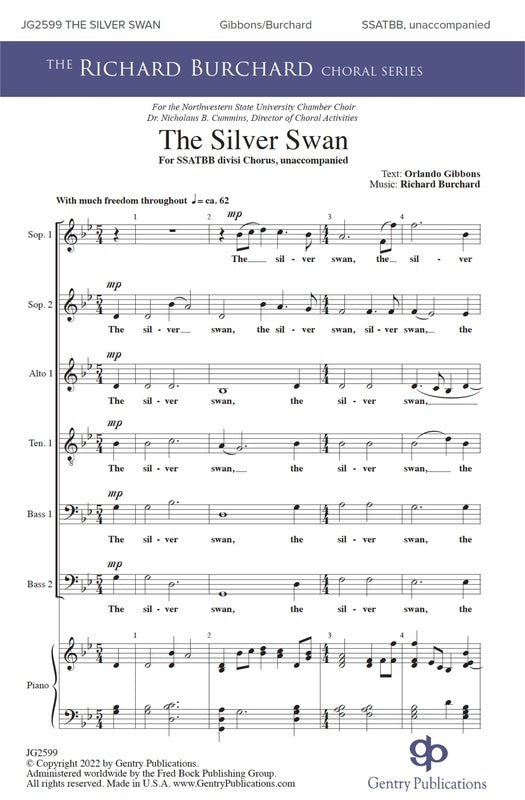 The Silver Swan Satb Divisi Octavo