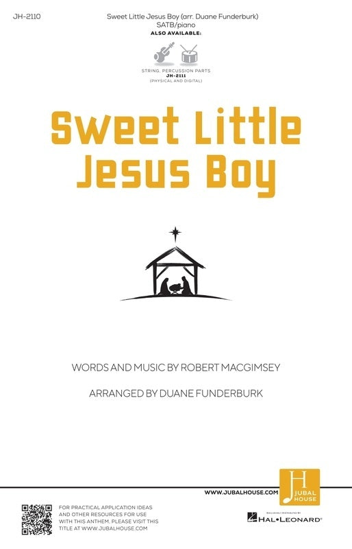 Sweet Little Jesus Boy Satb Octavo