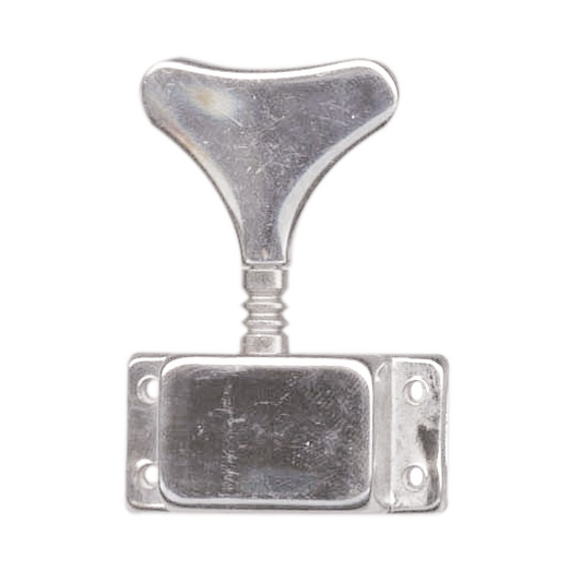Eagle Chrome Plated Bass Machine Heads 2-A-Side with Covered Gear and Press-Fit Bushings