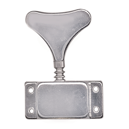 Eagle Chrome Plated Bass Machine Heads 2-A-Side with Covered Gear and Press-Fit Bushings — view 2