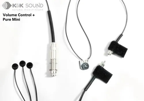 Pure Mini Pickup with Volume Control for Acoustic Guitars