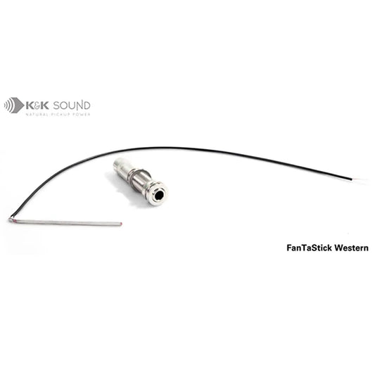 K&K FanTaStick Thinline Western Pickup for Steel String Guitars