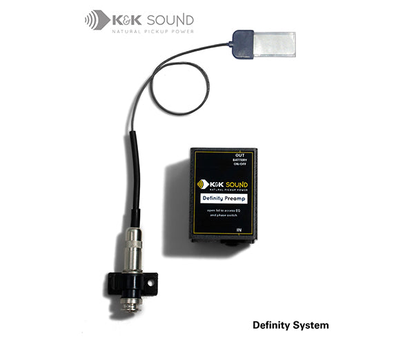 K&K Definity System - Floating Bridge Pickup + Preamp System