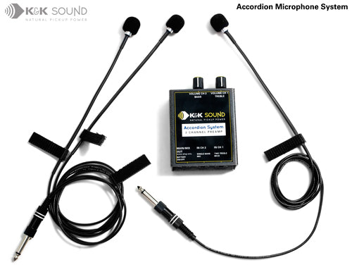 K&K Accordion Pickup w/Triple Mic&Preamp