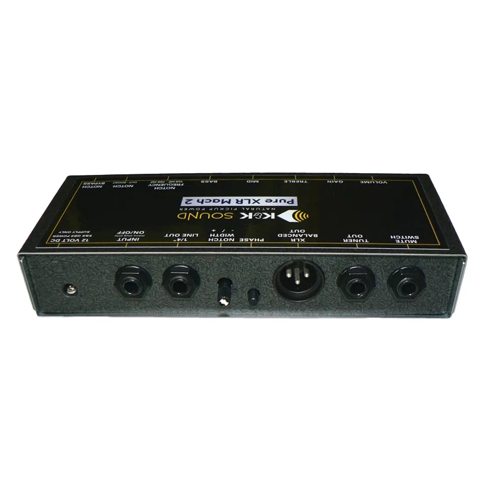 K&K Pure XLR Mach 2 Preamp with Balanced XLR and Parametric EQ, 18V System — view 2