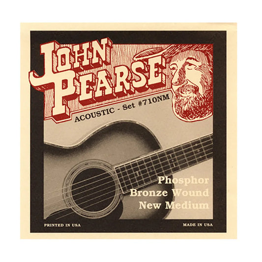 John Pearse 710NM Phosphor Bronze Acoustic Guitar Strings 13-55 Gauges .013-.055
