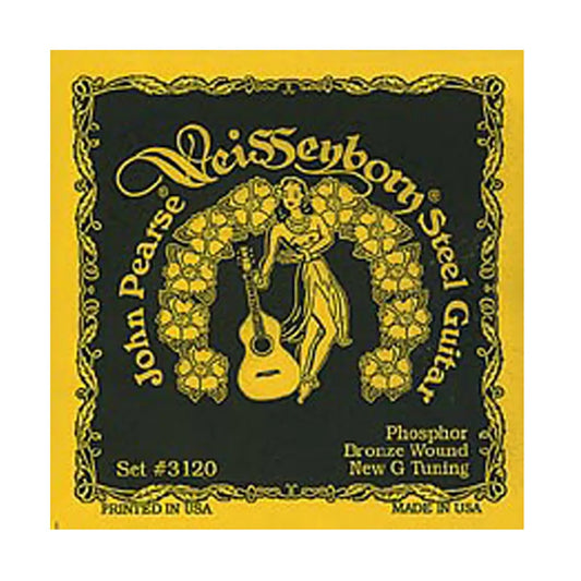 John Pearse 3120 Phosphor Bronze Weissenborn Guitar Strings 15-58