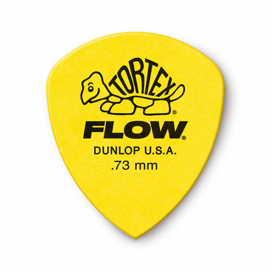6 x Jim Dunlop Tortex FLOW 0.73MM Gauge Guitar Picks 558R Plectrums