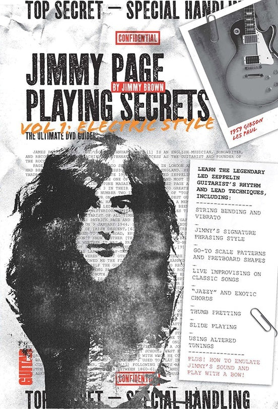 Jimmy Page Playing Secrets Vol 1 Electric DVD