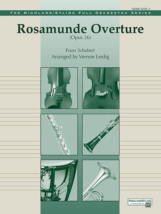Rosamunde Overture Op 26 Full Orchestra Sheet Music Gr 4