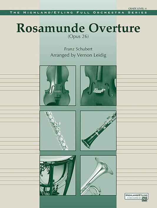 Rosamunde Overture Op 26 Full Orchestra Sheet Music Gr 4