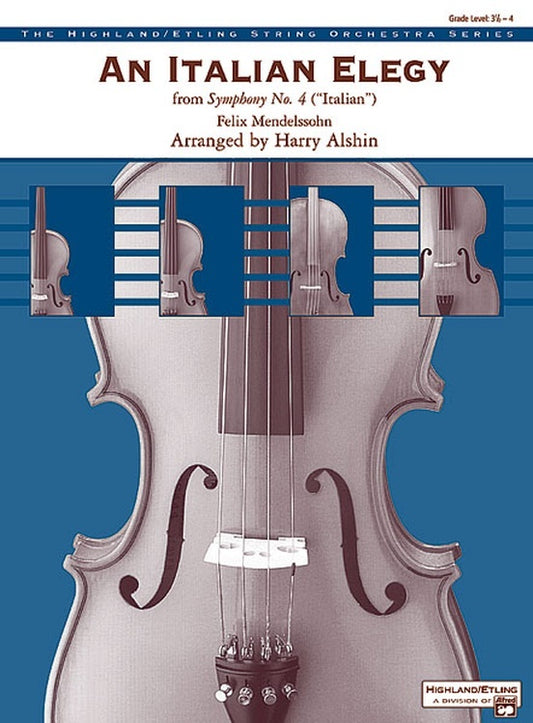 Italian Elegy From Symp No 4 String Orchestra Gr 4