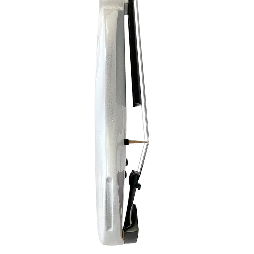 Phos Electric Violin with Case - Shadow Preamp - Black Carbon Pattern — view 3