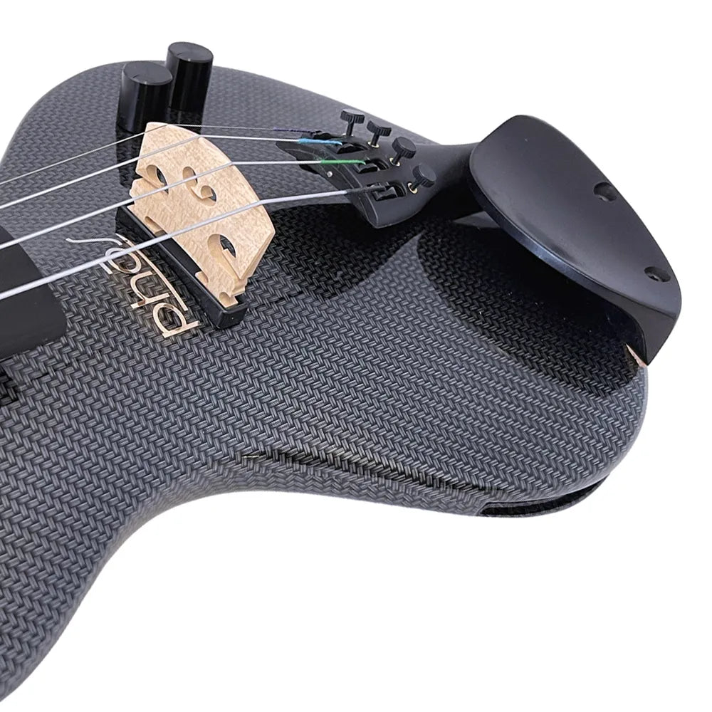 Phos Electric Violin with Shadow Preamp in Black Case — view 5