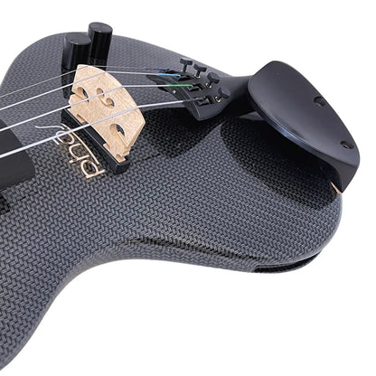 Phos Electric Violin with Shadow Preamp in Black Case — view 5