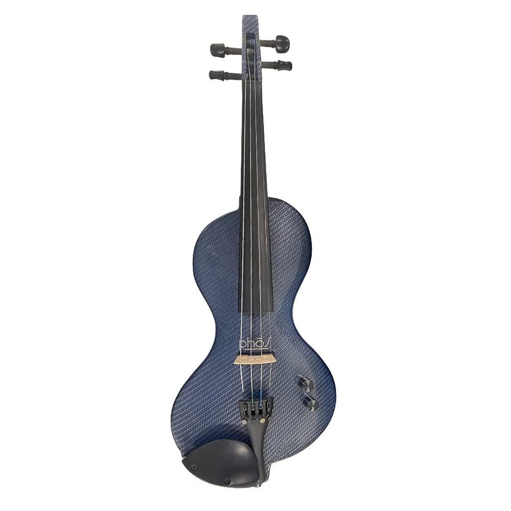 Phos Electric Violin with Shadow Preamp - Carbon Patterned Black Finish