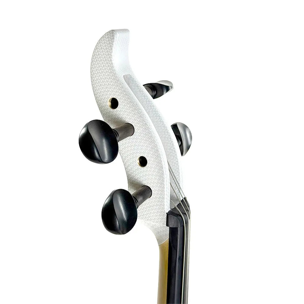 PHOS Electric Cello with Shadow Active Preamp in Gig Bag - White — view 5