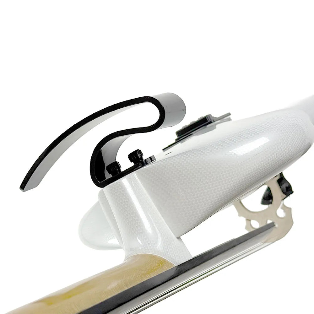 PHOS Electric Cello with Shadow Active Preamp in Gig Bag - White — view 4