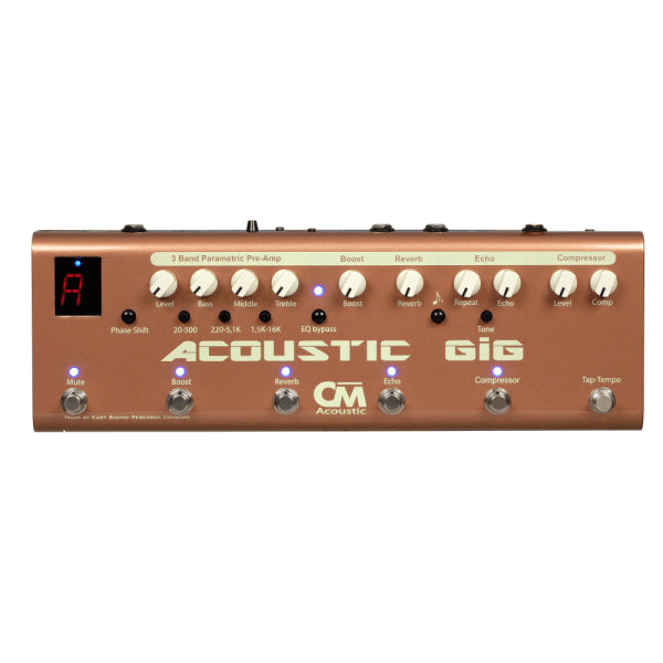 Carl Martin Acoustic GiG Multi-Effects Guitar Pedal with EQ and Compressor — view 5