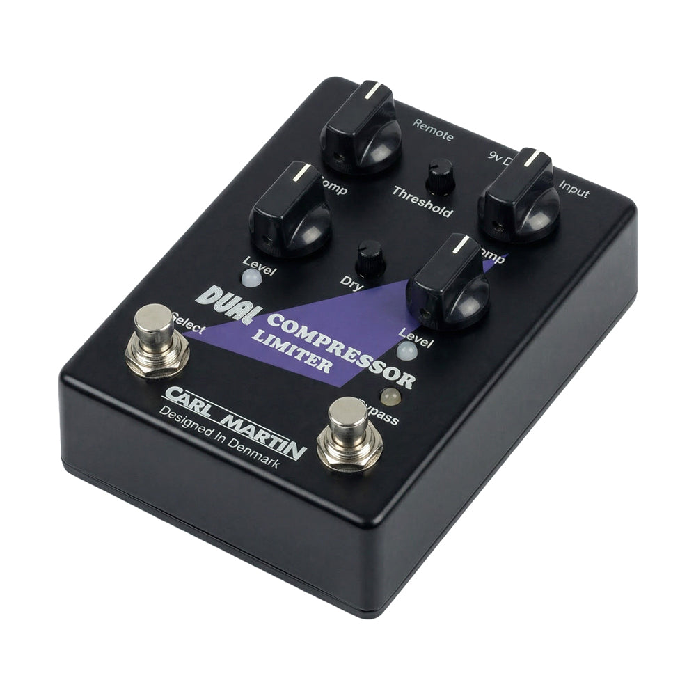 Carl Martin Dual Compressor Limiter Analog Guitar Pedal with True Bypass and Dual Compression Setups — view 3