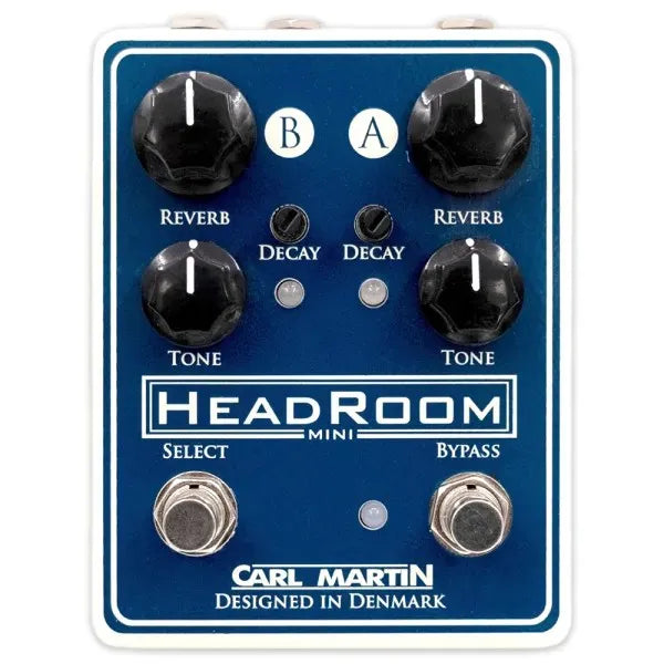 Carl Martin Headroom Mini Guitar Pedal with Dual Spring Reverb Simulator — view 2