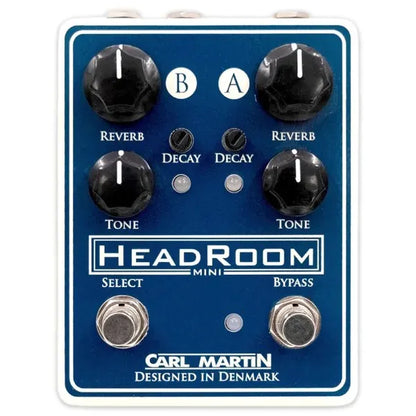 Carl Martin Headroom Mini Guitar Pedal with Dual Spring Reverb Simulator — view 2