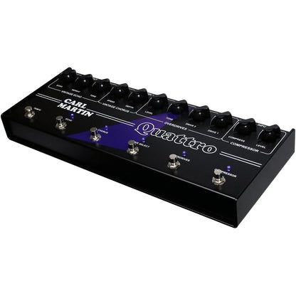 Carl Martin Quattro Multi-Effects Guitar Pedal with Compressor, Overdrive, Chorus, Delay and Send/Receive Loop — view 5