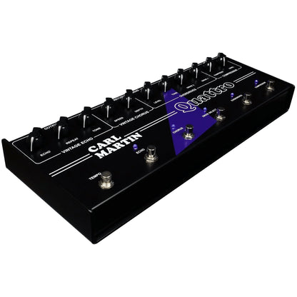 Carl Martin Quattro Multi-Effects Guitar Pedal with Compressor, Overdrive, Chorus, Delay and Send/Receive Loop — view 2