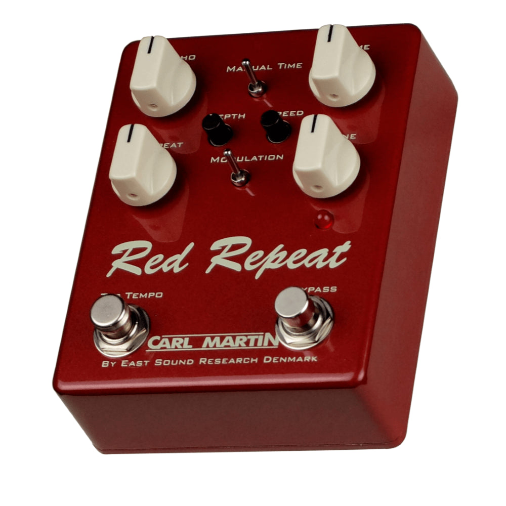 Carl Martin Red Repeat 2016 Edition Analog Digital Delay Guitar Pedal — view 3