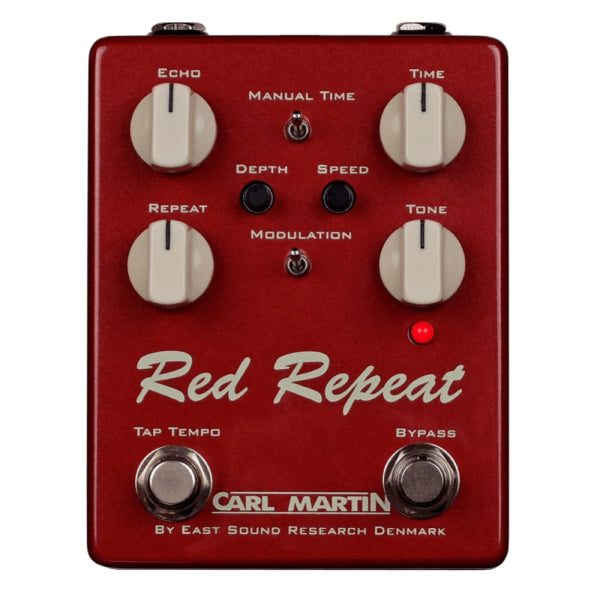 Carl Martin Red Repeat 2016 Edition Analog Digital Delay Guitar Pedal — view 2