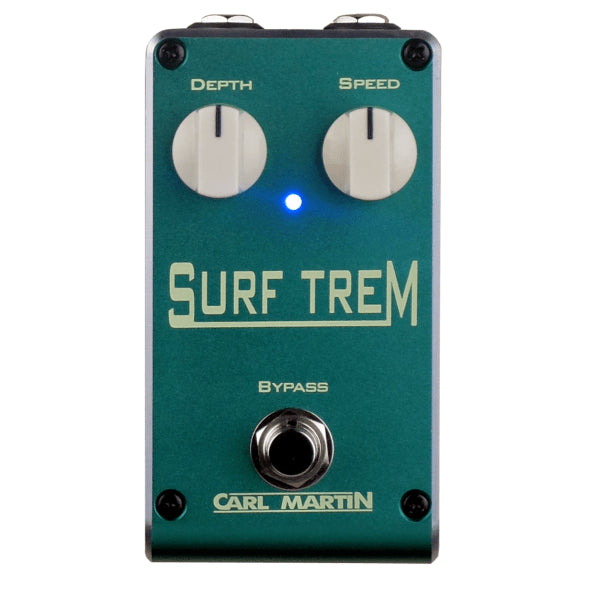 Carl Martin Surf Trem Guitar Pedal - Open Box - Classic Tremolo Effect, Compact Design, Simple Controls, Includes Packaging — view 2
