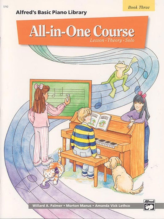 Alfred's Basic Piano Library (ABPL) All-In-One Course Book 3 USA Edition