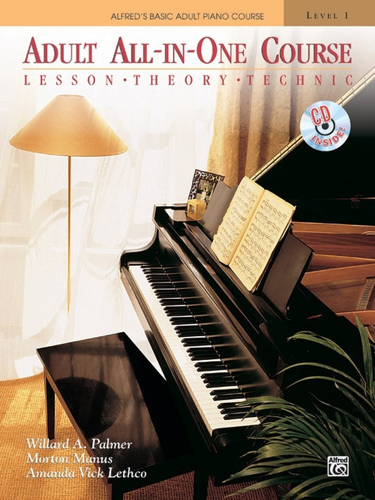 ABPL Adult All-in-One Course Book 1 with CD - Piano Method for Beginners